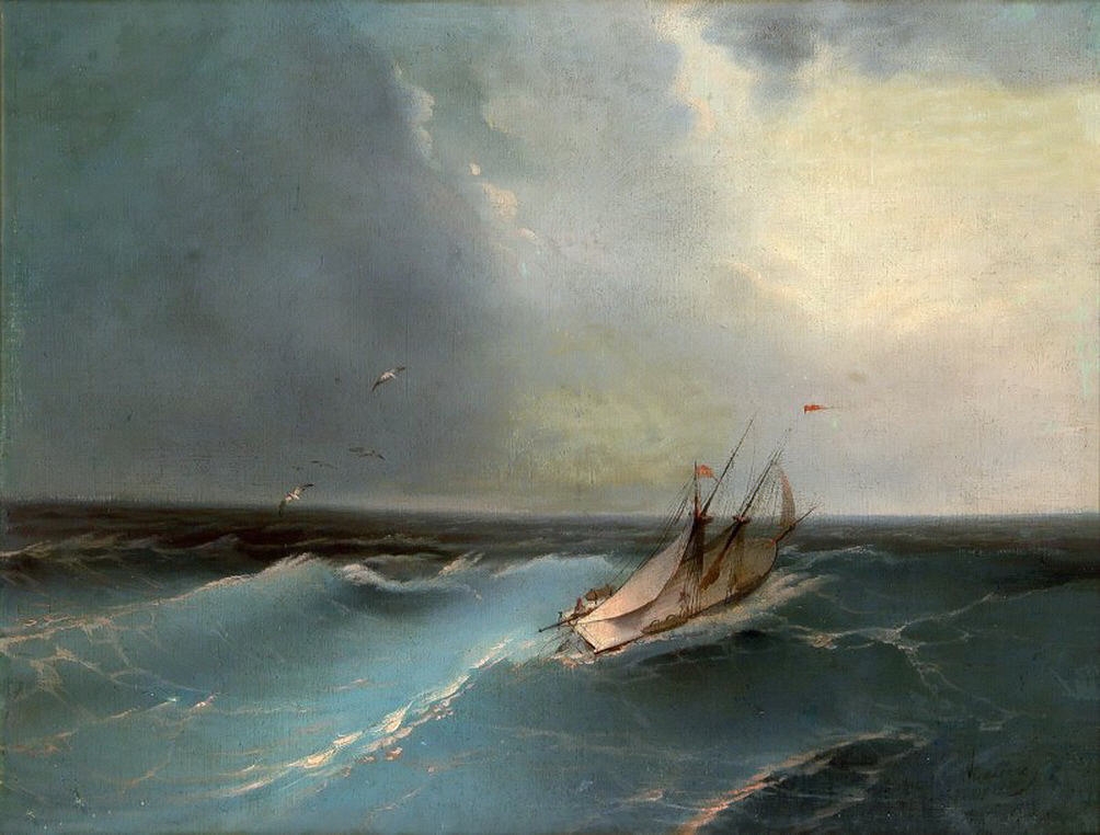 Boat in the storm 1870.  57,5 x 74,5.jpg