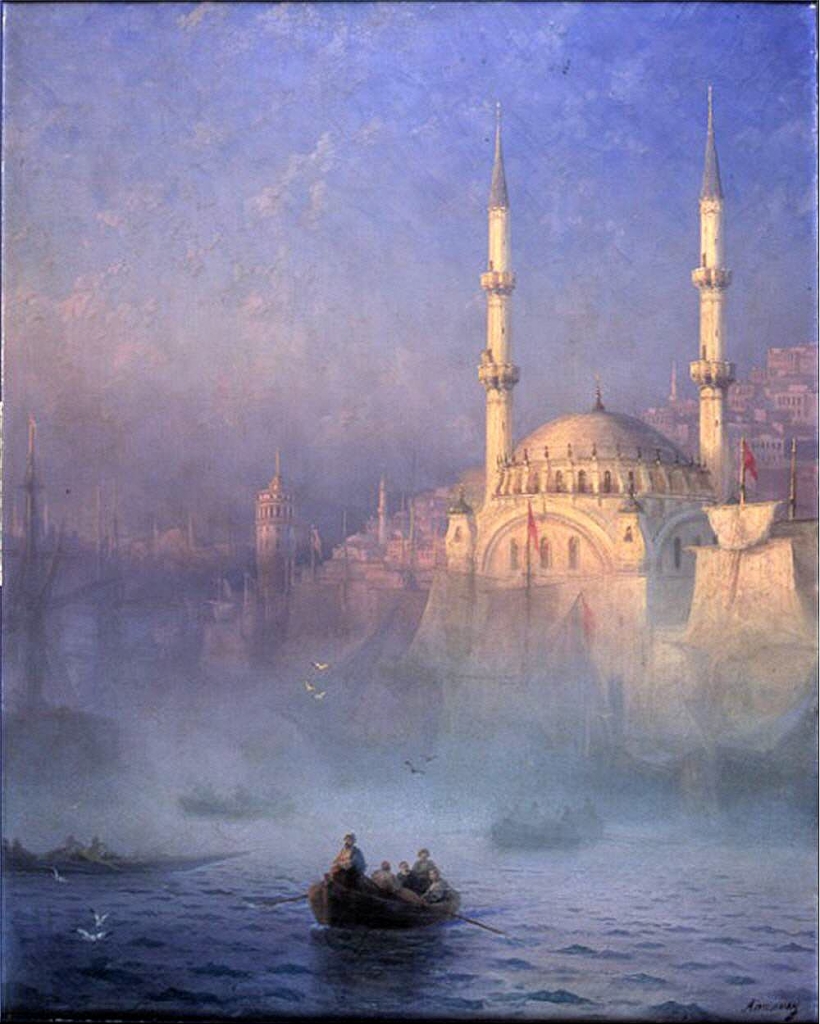 Constantinople, la mosquee de Tophane. 1884 115 x 90.jpg