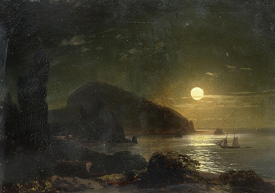 Coastal landscape in the moonlight 20 x 27.7.jpg