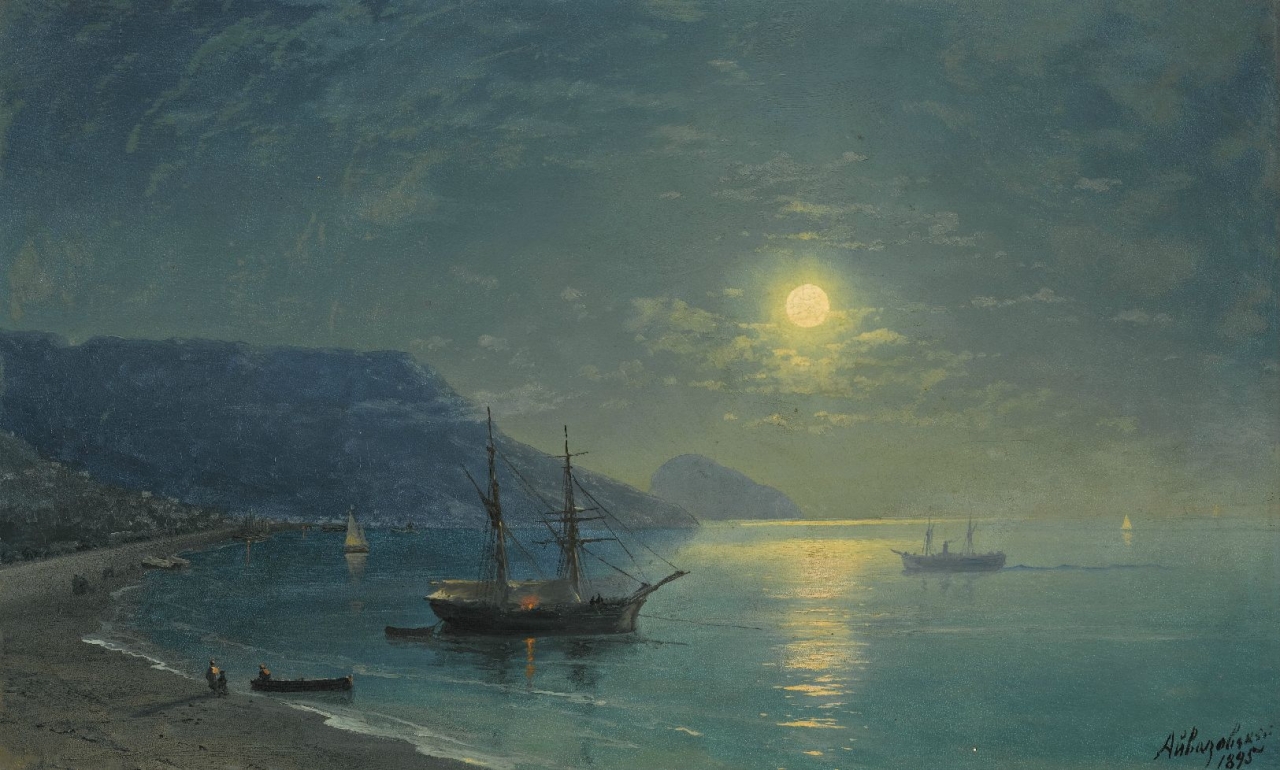 Evening in Crimea 1895 36.5 by 59cm.jpg