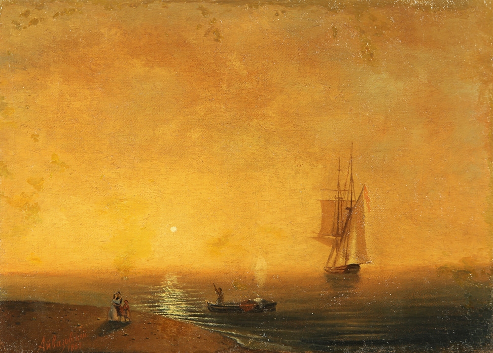 Farewell Scene on the Seashore, 1859 21.7 x 30.jpg