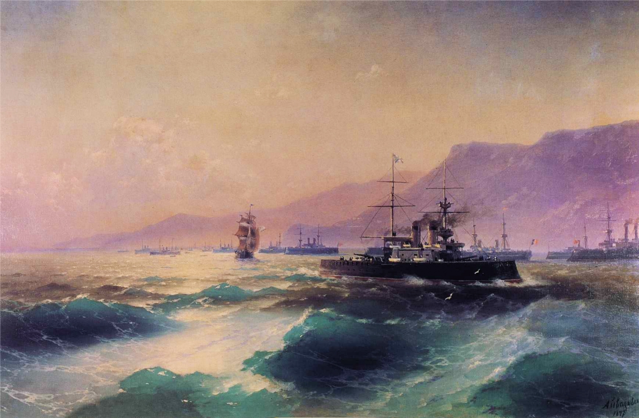 Gunboat off Crete 1897 103 x 156.JPG