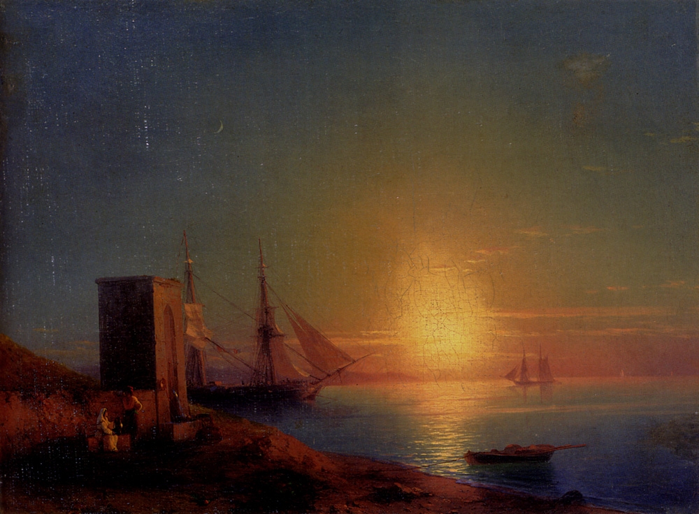 Figures in a Coastal Landscape at Sunset.jpg