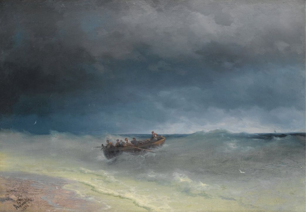 In stormy waters 1893 56 x 79cm.jpg